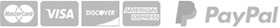 CalssicCars.com accepts MasterCard, Visa, Discover, American Express and PayPal